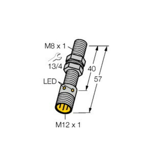 Turck Sensor induktiv BI1.5UEGT08AP6XH1341