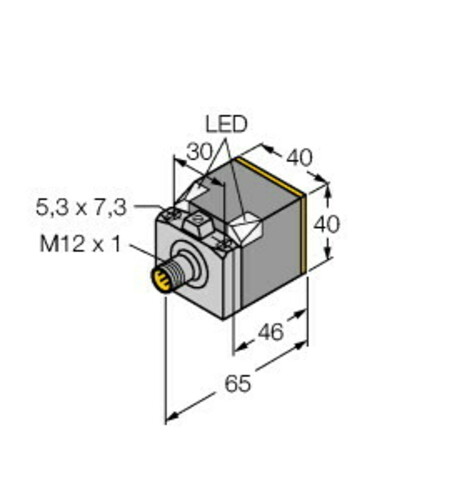 Turck Sensor induktiv BI15CK40AP6X2H1141