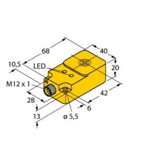 Turck Sensor induktiv BI15UQ20AP6X2H1141
