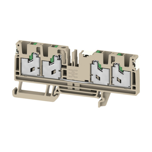 Weidmüller Klemme, SNAP IN, dunkelbeige S4C 4 DL Weidmüller Klemme, SNAP IN, dunkelbeige S4C 4 DL