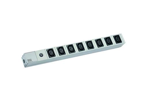 Bachmann 19Zoll Steckdosenleiste 8f mit IEC Stecker 333.540