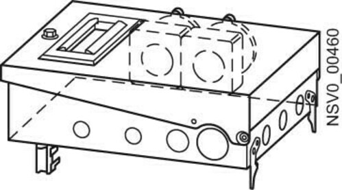 Siemens Dig.Industr. Abgangskasten 16A 2x3pol. S27+2x5p BD2-AK2X/2CEE165S27