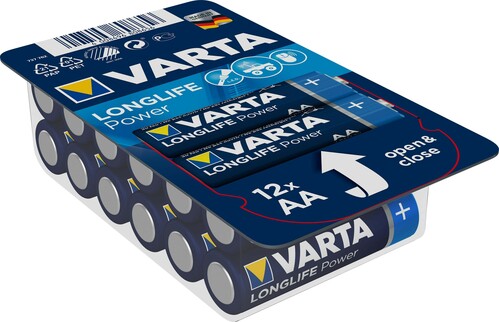 Varta Cons.Varta Batterie Longl.Power AA Mignon, LR6, Al-Mn 4906 Bli.12