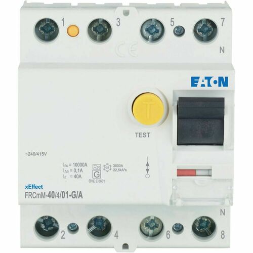 Eaton FI-Schalter 40A 100mA 4polig FRCMM-40/4/01-G/A