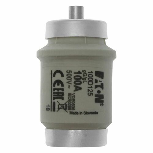 Eaton Sicherungseinsatz Nieders. 100A AC 500V 50kA FUSE-D4 10#100D125