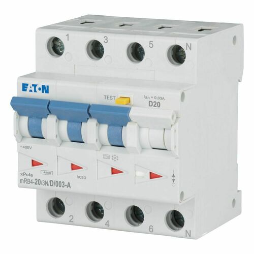 Eaton FI/LS Kombination 20A 30mA mRB4-20/3N/D/003-A