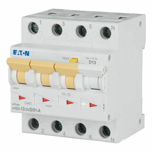 Eaton FI/LS Kombination 13A 100mA mRB6-13/3N/D/01-A