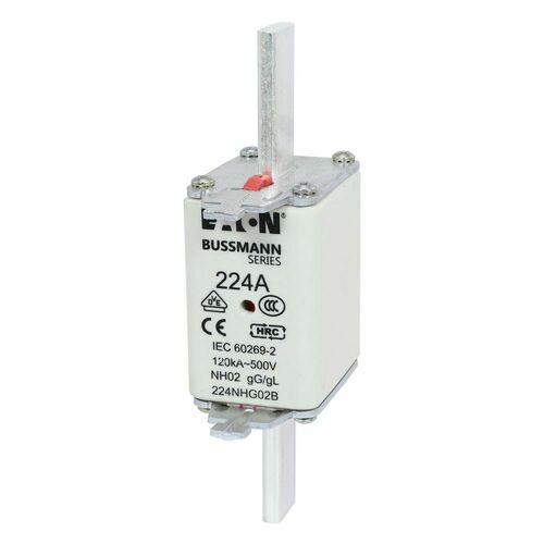 Eaton Sicherungseinsatz Nieders. 224A AC 500V 120kA NH FUSE 22#224NHG02B