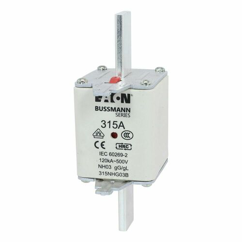 Eaton Sicherungseinsatz Nieders. 315A AC 500V 120kA NH FUSE 31#315NHG03B