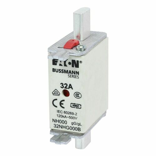 Eaton Sicherungseinsatz Nieders. 32A AC 500V 120kA NH FUSE 32#32NHG000B