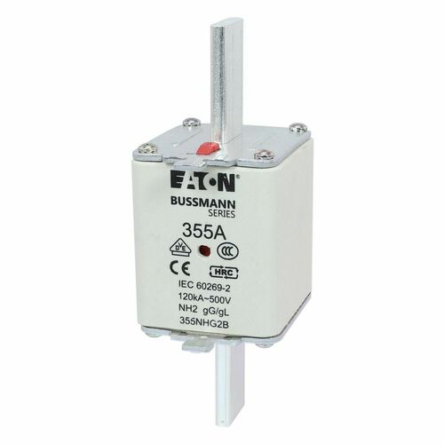 Eaton Sicherungseinsatz Nieders. 355A AC 500V 120kA NH FUSE 35#355NHG2B