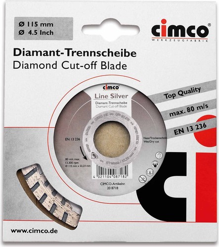 Cimco Werkzeuge Diamanttrennscheibe D=230mm 208732