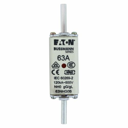 Eaton Sicherungseinsatz Nieders. 63A AC 500V 120kA NH FUSE 63#63NHG0B