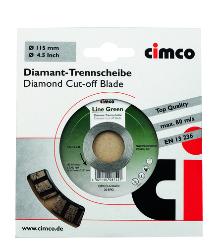 Cimco Werkzeuge Diamanttrennscheibe 208748