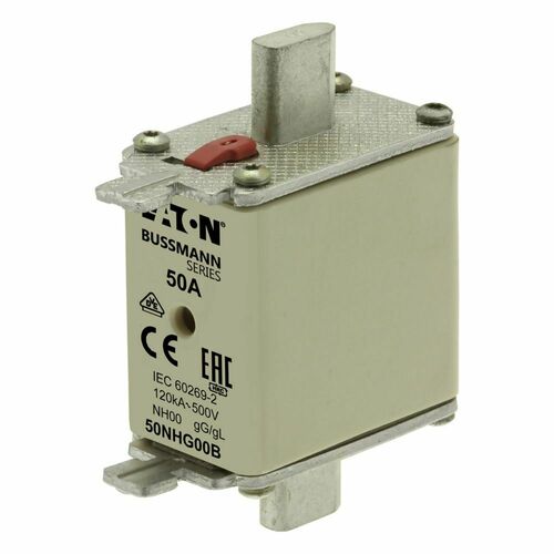 Eaton Sicherungseinsatz Nieders. 50A AC 500V 120kA NH-SICHERU#50NHG00B