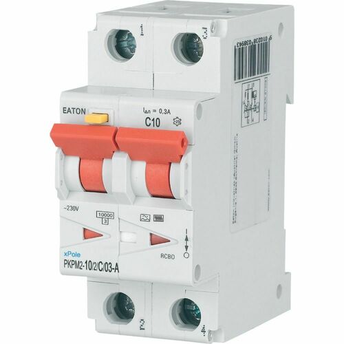 Eaton FI/LS Kombination 10A 300mA PKPM2-10/2/C/03-A Eaton FI/LS Kombination 10A 300mA PKPM2-10/2/C/03-A