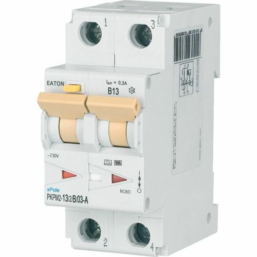Eaton FI/LS Kombination 13A 300mA PKPM2-13/2/B/03-A Eaton FI/LS Kombination 13A 300mA PKPM2-13/2/B/03-A