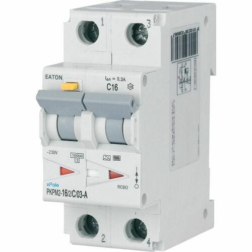Eaton FI/LS Kombination 16A 300mA PKPM2-16/2/C/03-A Eaton FI/LS Kombination 16A 300mA PKPM2-16/2/C/03-A
