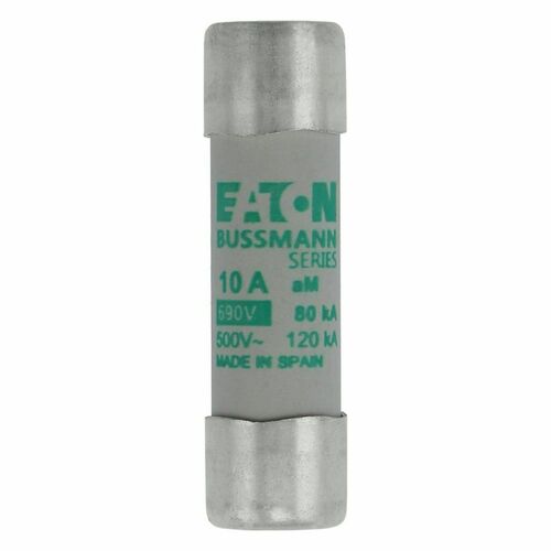 Eaton Sicherungseinsatz Nieders. 10A AC 690V 80kA SICHERUNG #C14M10