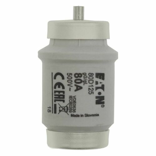Eaton Sicherungseinsatz Nieders. 80A AC 500V 50kA SICHERUNG-#80D125