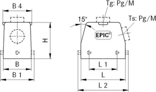 Lapp Zubehör EPIC-H-B-16-TG-29-ZW H-B 16 TG 29 ZW