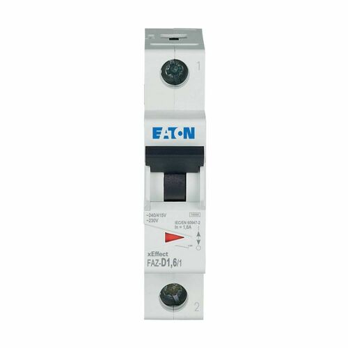 Eaton Leitungsschutzschalter 1p. 1,6A Charakt.: D FAZ-D1,6/1#278571