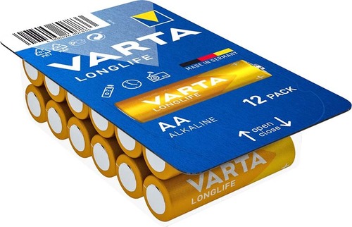Varta Cons.Varta Batterie Longlife AA Mignon, LR6, Al-Mn 4106 Box 12