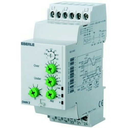 Eberle Controls Drehstrom-Netzwächter AC 3x220-3x480V 5A DWN 2