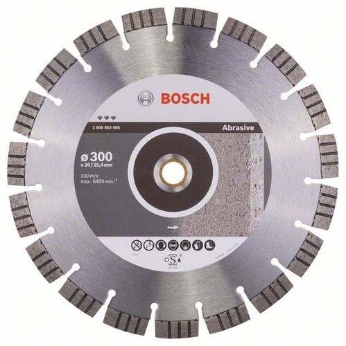 Bosch Power Tools Dia Trenn B.f.Abrasi 300 x 20,00/25,40 2608602685