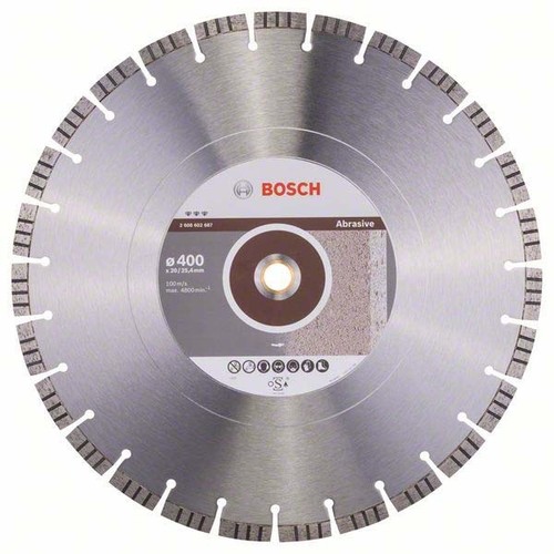 Bosch Power Tools Dia Trenn B.f.Abrasi 400 x 20,00/25,40 2608602687
