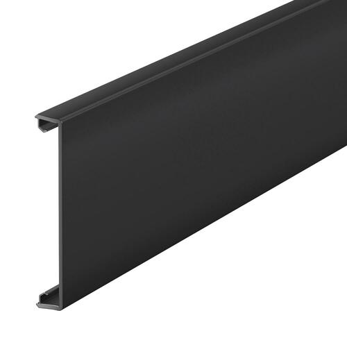 OBO Bettermann Vertr Oberteil glatt 2000x80 PVC schwarz GK-OTGSW