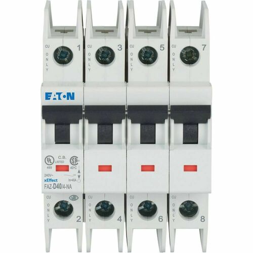 Eaton Leitungsschutzschalter 40A,4p,Charakt:D,NA FAZ-D40/4-NA Eaton Leitungsschutzschalter 40A,4p,Charakt:D,NA FAZ-D40/4-NA
