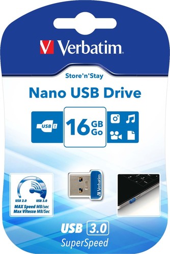 Verbatim USB-Stick 16GB 3.0 Nano Drive VERBATIM 98709