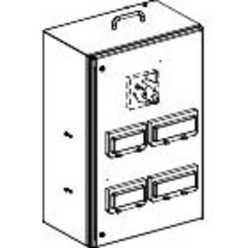 Schneider Electric KS Abgangskasten 250A, leer, 3L+N+PE KSB250SM428