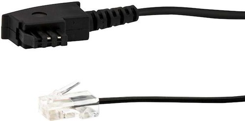 E+P Elektrik DSL-Anschlusskabel 0,5m TAE-F/RJ45 Stecker T 180/05 LOSE