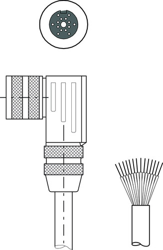 Leuze Anschlussleitung KB-014S- 5000-14