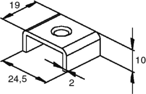 Niedax Gleitmuttern GU 0406