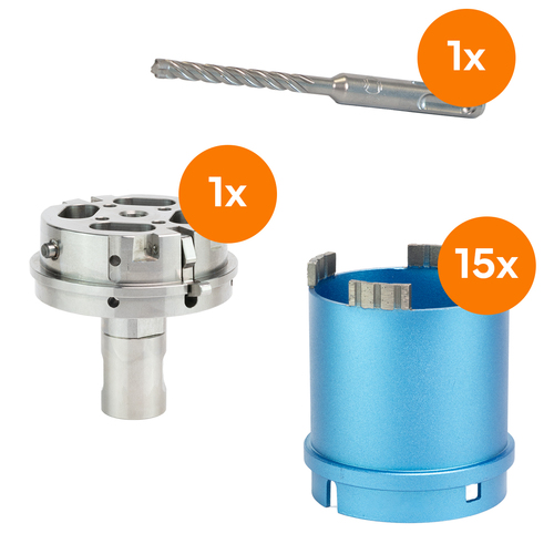 Primo Bohr-Fixx Unterputz 82 mm Set 2 P862S2 Primo Bohr-Fixx Unterputz 82 mm Set 2 P862S2