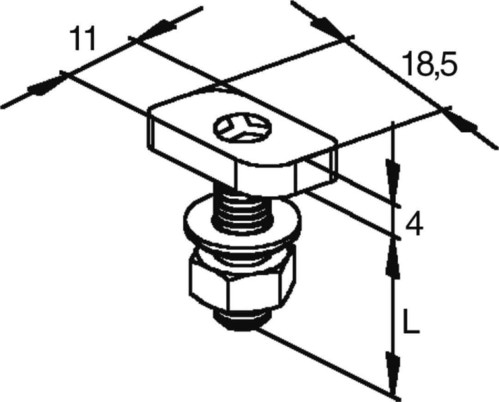 Niedax Hammerkopfschrauben HM 0306/30