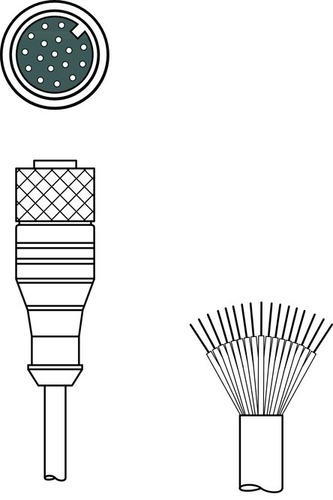 Leuze Anschlussleitung KD U-M12-HA-P1-050
