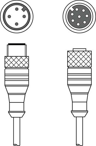 Leuze Verbindungsleitung K-DS M12A-8#50121000