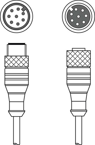 Leuze Verbindungsleitung KDS S-M12-8#50135145