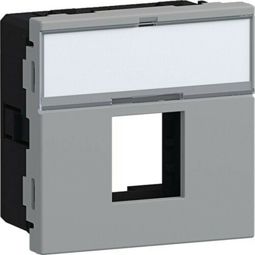 Tehalit Montageset 1xMedia Typ 05 45x45 aluminium G45MM051LAN Tehalit Montageset 1xMedia Typ 05 45x45 aluminium G45MM051LAN