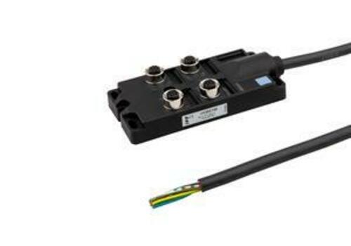 Ipf Electronic Verteiler, 25x124x54mm, 30V 4x M12 5polig VK98E199