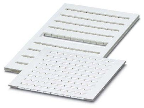 Phoenix Contact Zackbandmatte flach 100 teilig ZBFM 4/WH,LGS:1-100