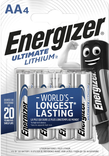 Hückmann Energizer Ultimate Lithium 1,5V/3000mA UCE91B4 (Bli.4)