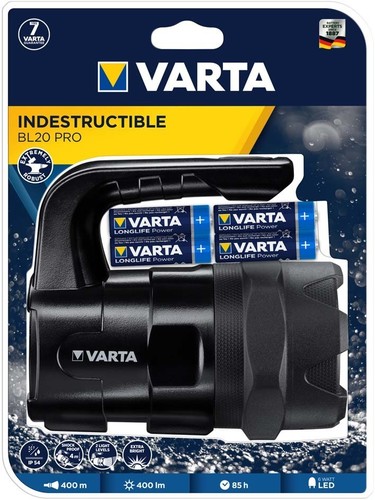 Varta Cons.Varta LED-Taschenlampe BL20 Pro 6AA m.Batt. Indestructib.BL20Pro
