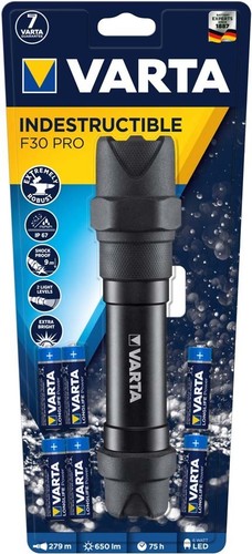 Varta Cons.Varta LED-Taschenlampe F30 Pro 6AA m.Batt. IndestructibleF30Pro
