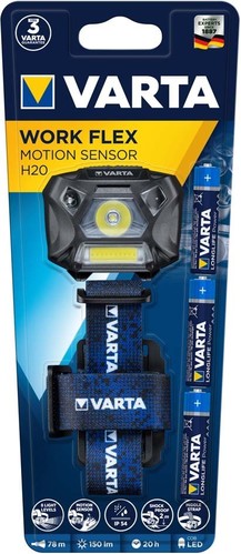 Varta Cons.Varta Kopfleuchte Motion Sensor WorkFlexH20 3AAABatt WorkFlex MoSensorH20