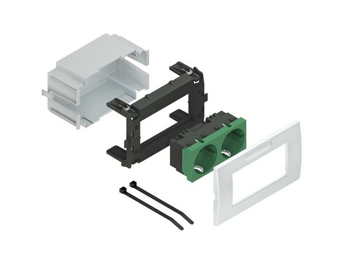 Niedax Geräteeinbausystem Einbaubreite 138,5mm GES 2 VW SV Niedax Geräteeinbausystem Einbaubreite 138,5mm GES 2 VW SV